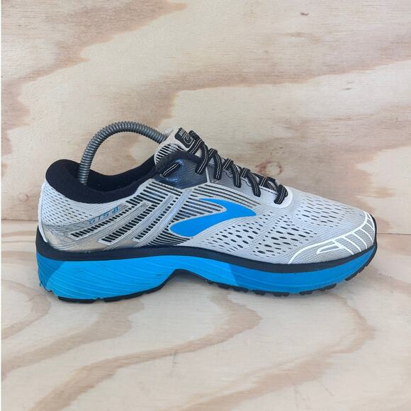 Brooks -Adrenaline GTS 18 -Running Shoes -Gray/Blue -Women's -9.5(B)-1202681B114 - Picture 5 of 9